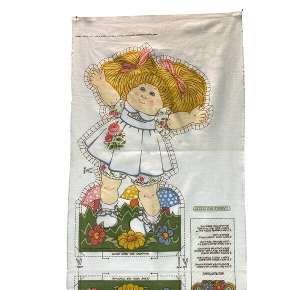 Vintage Cabbage Patch Kids Doll Pattern For Stuffing, Instructions Included 1983 - Picture 1 of 7